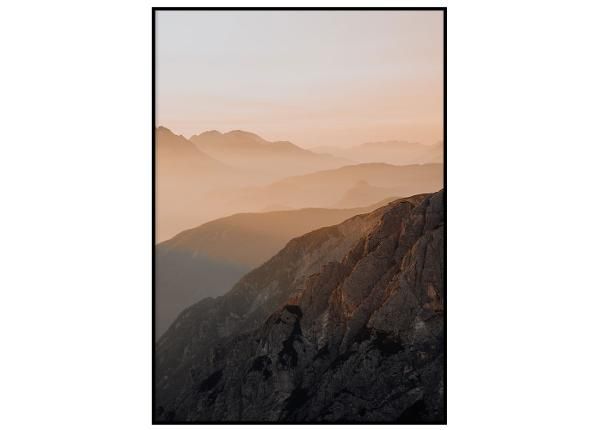 Seinäjuliste Vuoristo auringonlaskun aikaan