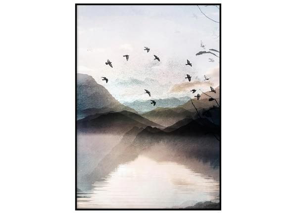 Seinäjuliste Vuoristo vesiväreissä II