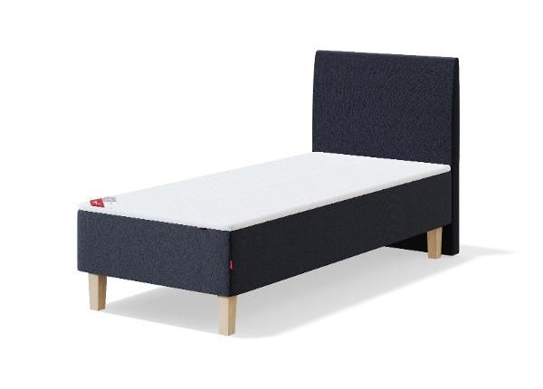 Sleepwell joustinsänky Blue Pocket 80x200 cm + pääty H20 low + petauspatja Profiled Foam + jalat H:18