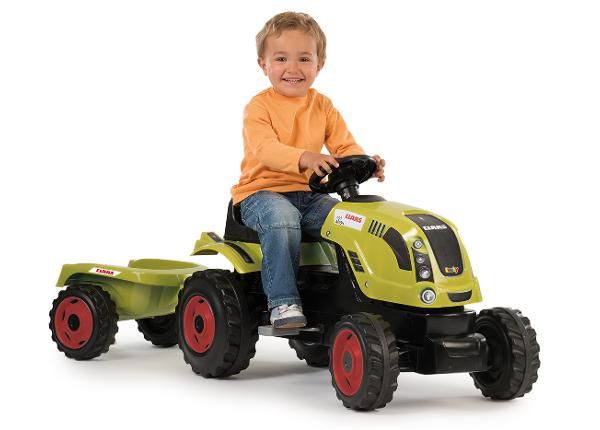 Smoby traktori Claas Farmer XL + peräkärry