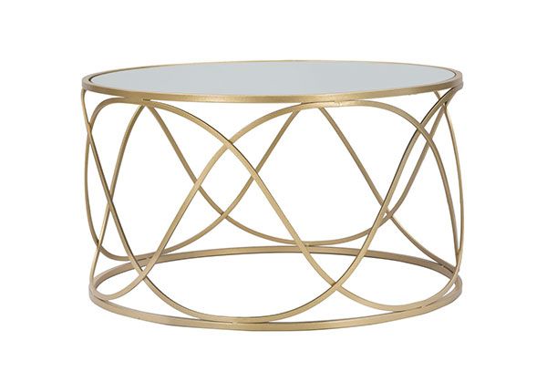 Sohvapöytä Glam, kullanvärinen
