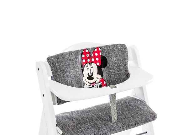 Syöttötuolin pehmuste Hauck Disney Deluxe Minnie harmaa