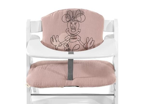 Syöttötuolin pehmuste Hauck Disney Select Minnie Mouse roosa