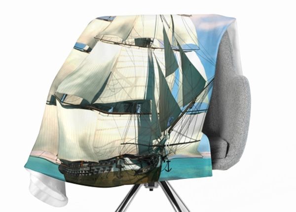 Torkkupeitto Beautiful Schooner 150x200 cm