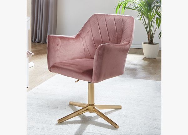 Työtuoli / ruokapöydän tuoli, vaaleanpunainen