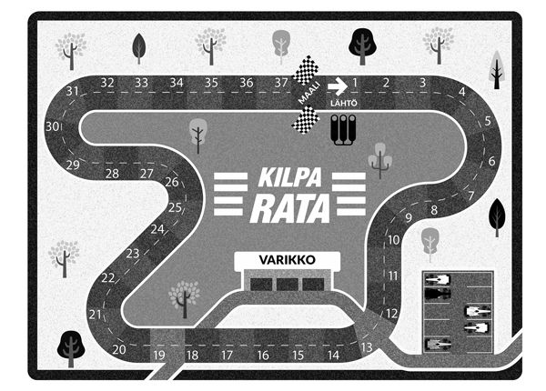 Village’s lasten matto Formula 100x150 cm