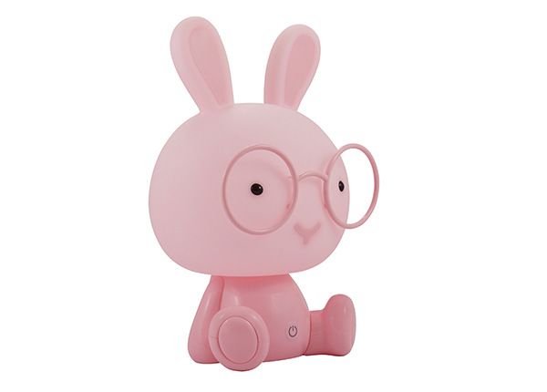 Yölamppu Rabbit LED, vaaleanpunainen