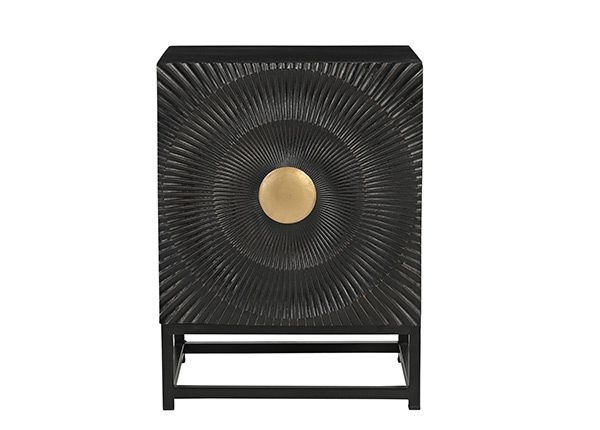 Yöpöytä Black Smooth 45 cm