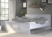 Sänky Naia 160x200 cm, valkoinen korkeakiilto
